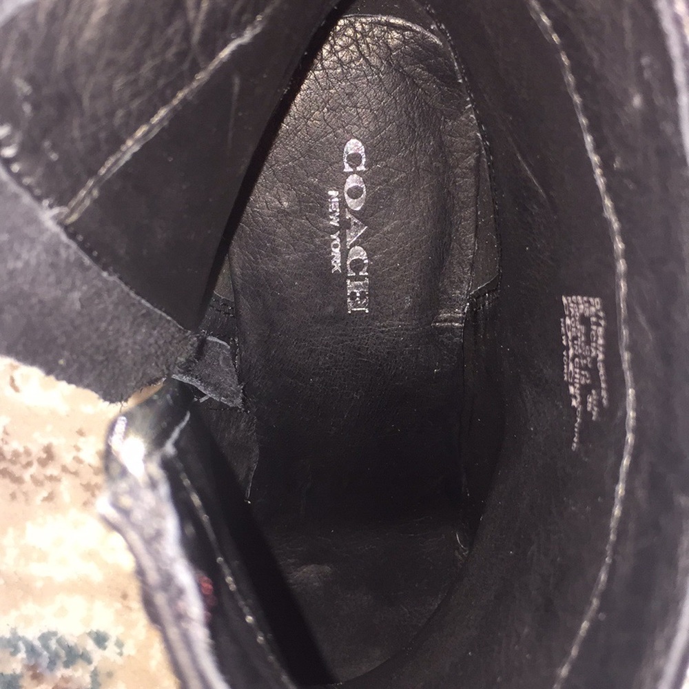 🚫SOLD🚫Coach leopard studded booties - Picture 5 of 7